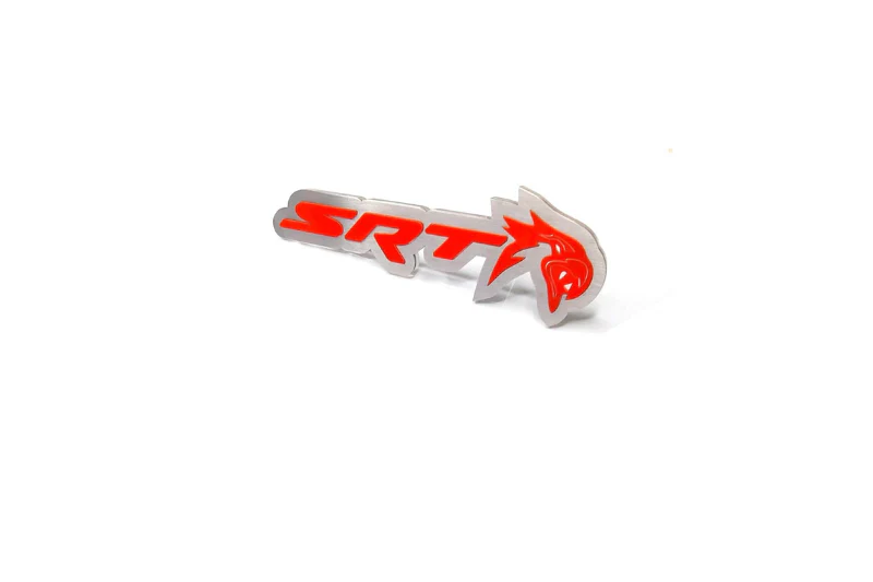 JEEP Stainless Steel Radiator grille emblem with SRT Trackhawk logo