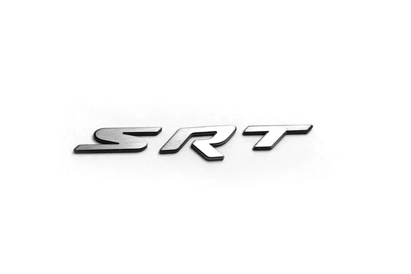 Jeep tailgate trunk rear 3D emblem with SRT logo (type MIXT) - Image 3
