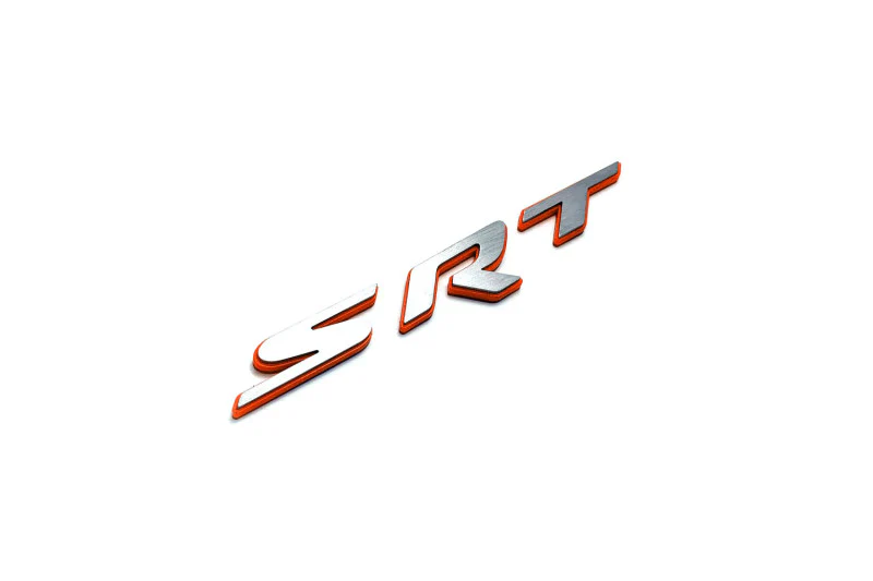 Jeep tailgate trunk rear 3D emblem with SRT logo (type MIXT) - Image 5