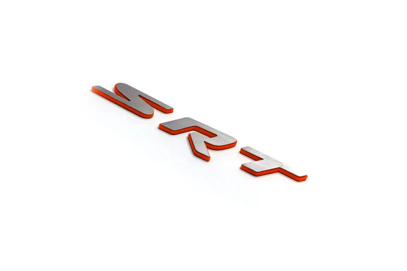 Jeep tailgate trunk rear 3D emblem with SRT logo (type MIXT) - Image 6