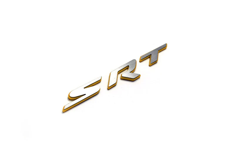 Jeep tailgate trunk rear 3D emblem with SRT logo (type MIXT) - Image 7