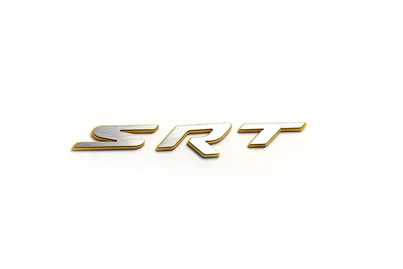 Jeep tailgate trunk rear 3D emblem with SRT logo (type MIXT) - Image 8