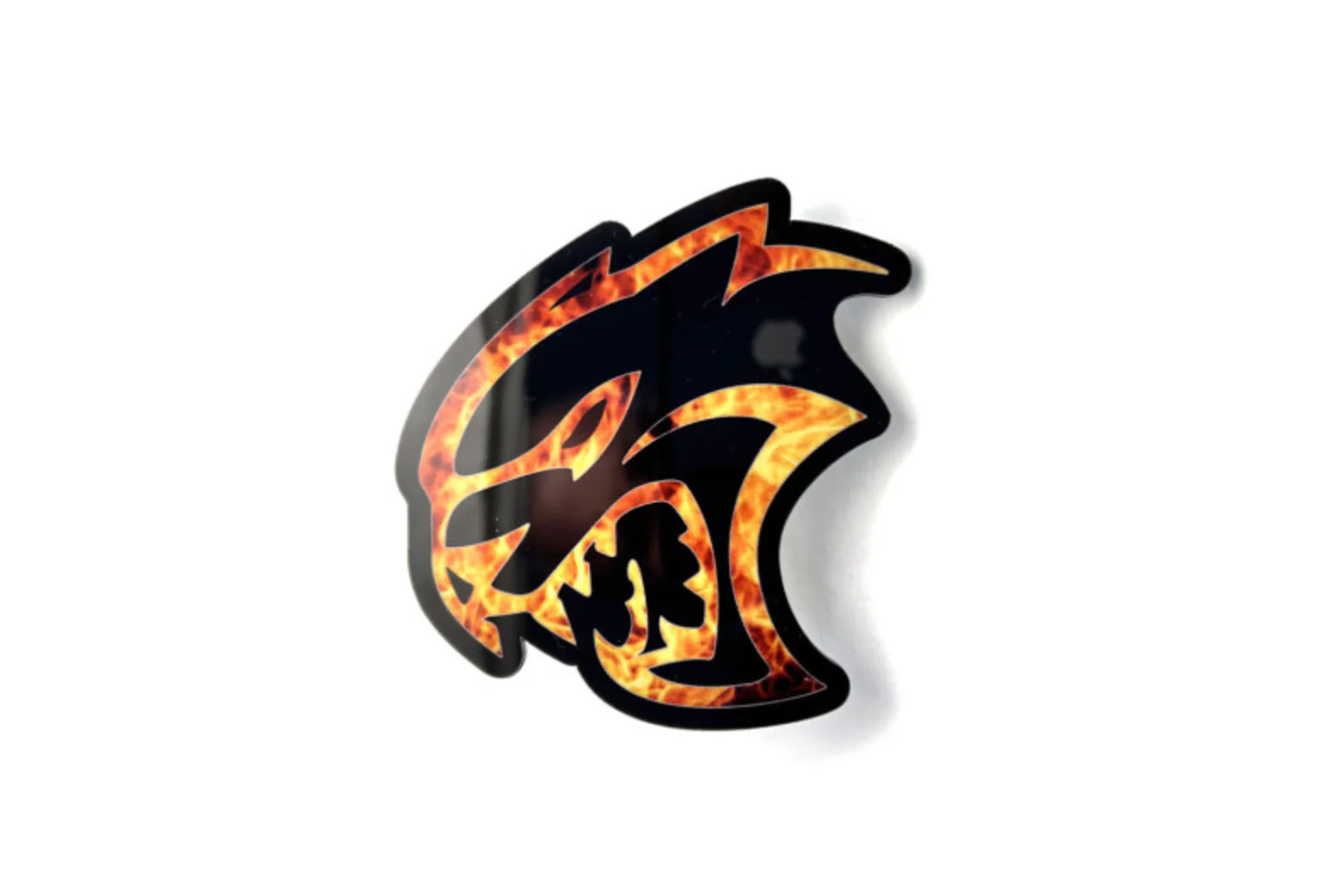 DODGE Radiator grille emblem with Hellcat Fire logo - Image 10