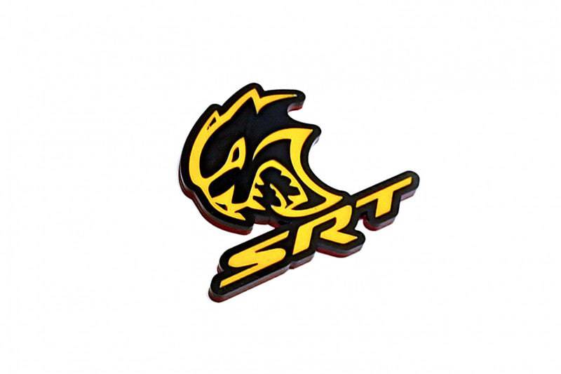 Jeep tailgate trunk rear emblem with Hellcat + SRT logo