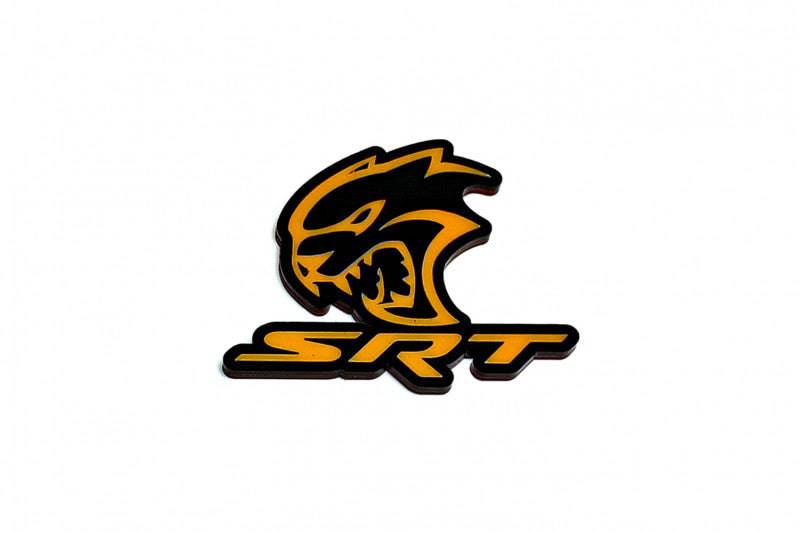 Jeep tailgate trunk rear emblem with Hellcat + SRT logo - Image 6