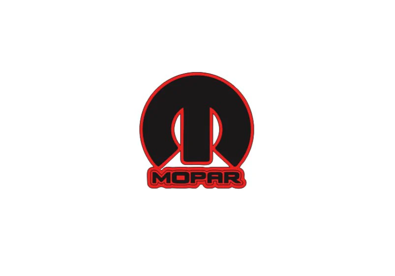 Jeep tailgate trunk rear emblem with Mopar logo (type 9) - Image 5