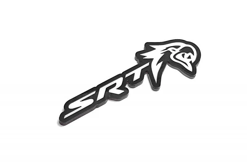 Jeep tailgate trunk rear emblem with SRT Trackhawk logo