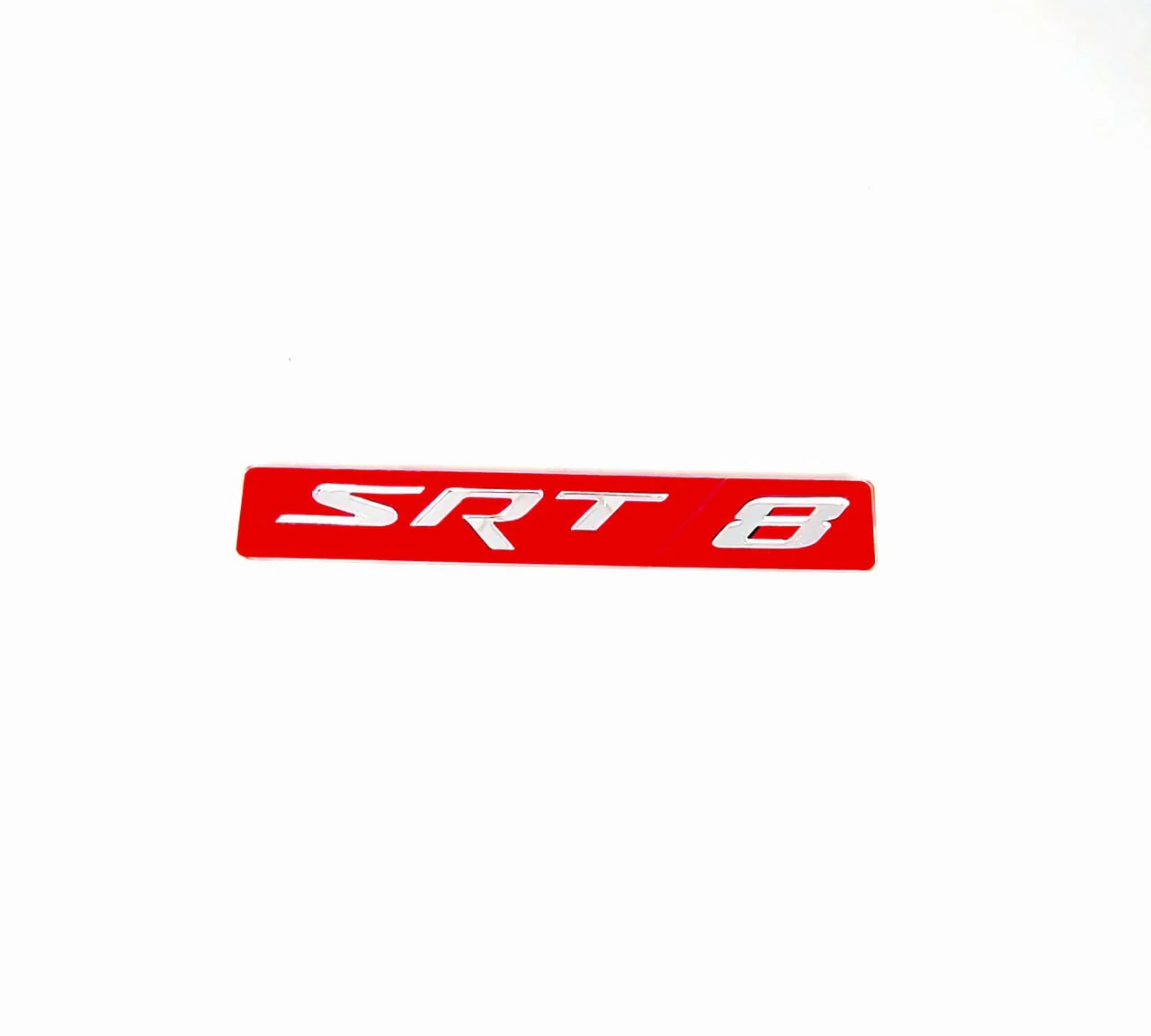 Jeep tailgate trunk rear emblem with SRT8 logo (Type 3)