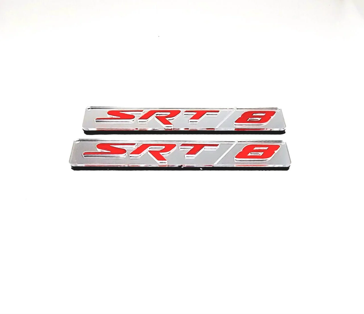 Jeep tailgate trunk rear emblem with SRT8 logo (Type 3) - Image 4