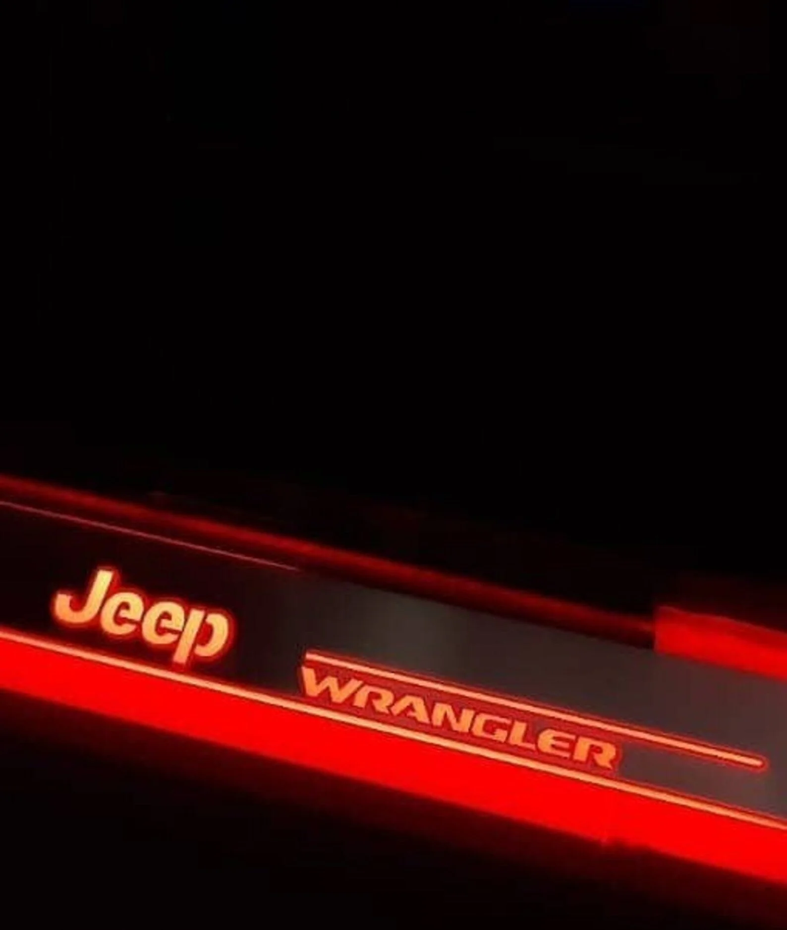 Jeep Wrangler JK 2006-2018 Auto Door Sills With Logo Jeep Wrangler - Image 6