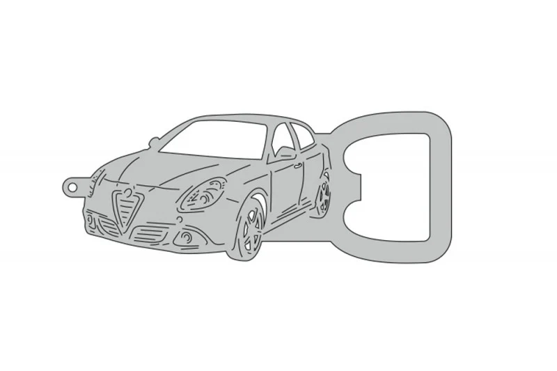 Keychain Bottle Opener for Alfa Romeo Giulietta 2010+