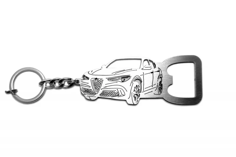 Keychain Bottle Opener for Alfa Romeo Stelvio 2016+ - Image 4