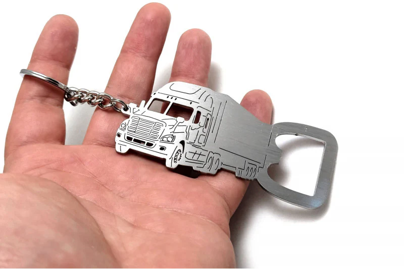 Keychain Bottle Opener for Freightliner Cascadia - Image 2