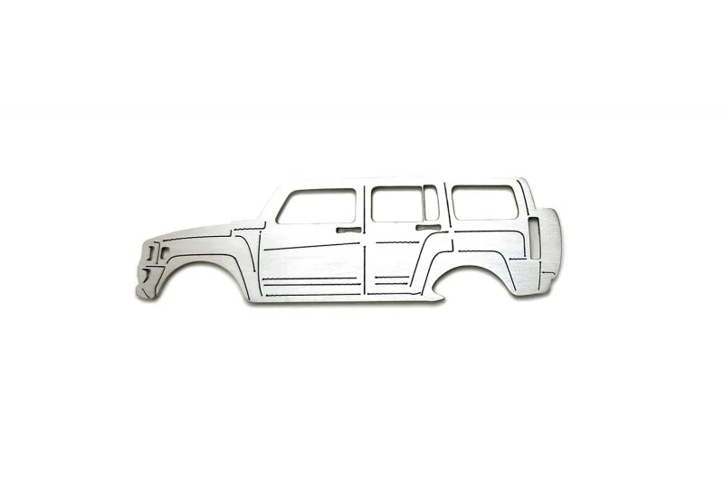 Keychain Bottle Opener for Hummer H3 2005+ - Image 4