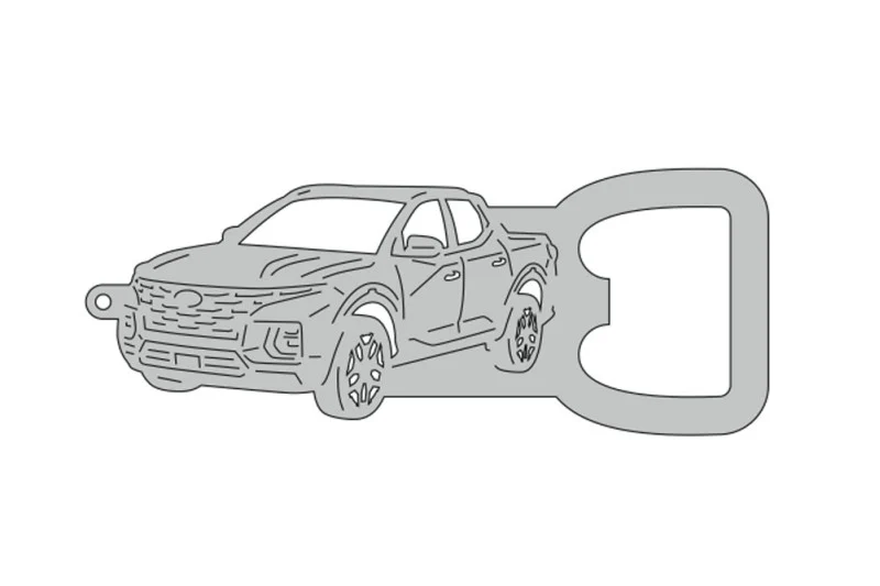 Keychain Bottle Opener for Hyundai Santa Cruz 2021+
