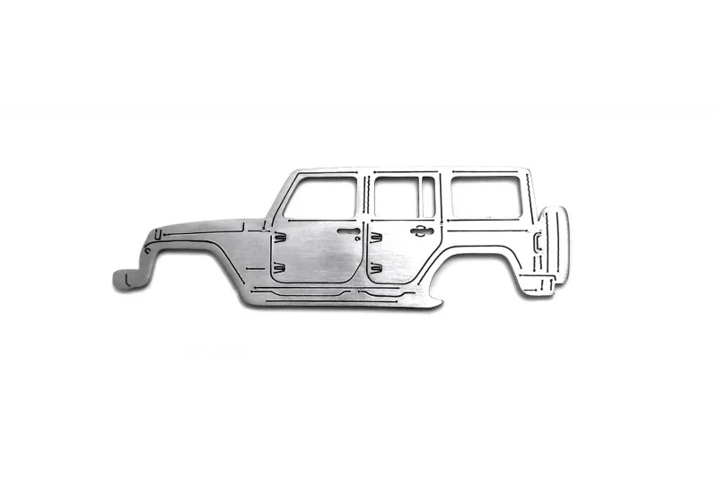 Keychain Bottle Opener for Jeep Wrangler JK 5D 2007-2018 - Image 4