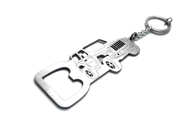 Keychain Bottle Opener for Jeep Wrangler JL 2018+ - Image 3