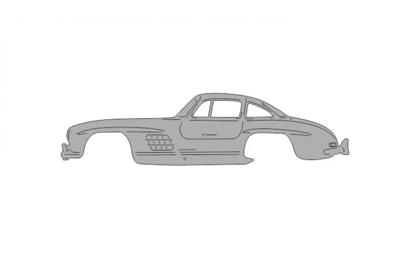 Keychain Bottle Opener for Mercedes SL W198 1954-1963