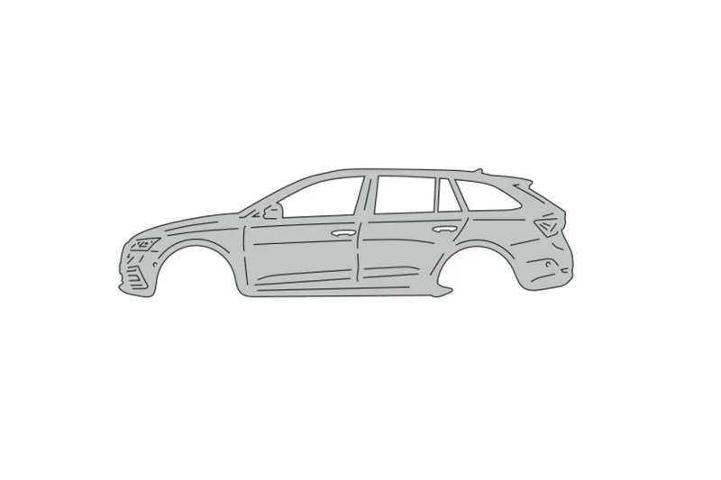 Keychain Bottle Opener for Skoda Octavia IV (A8) Universal 2020+