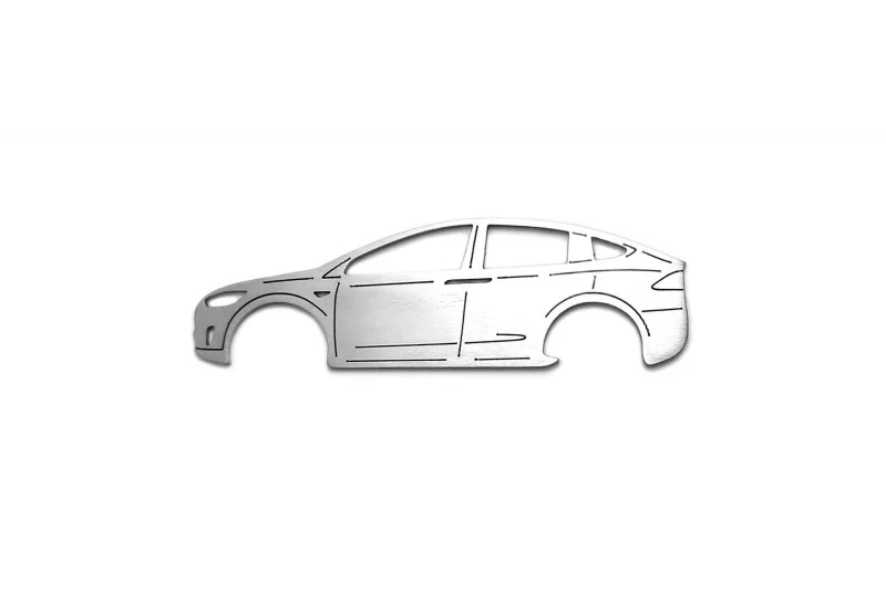 Keychain Bottle Opener for Tesla Model X 2015+ - Image 4