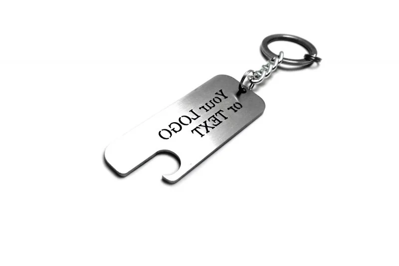 Keychain Bottle Opener with your logo or text - (type STEEL) Var. 1 - Image 3