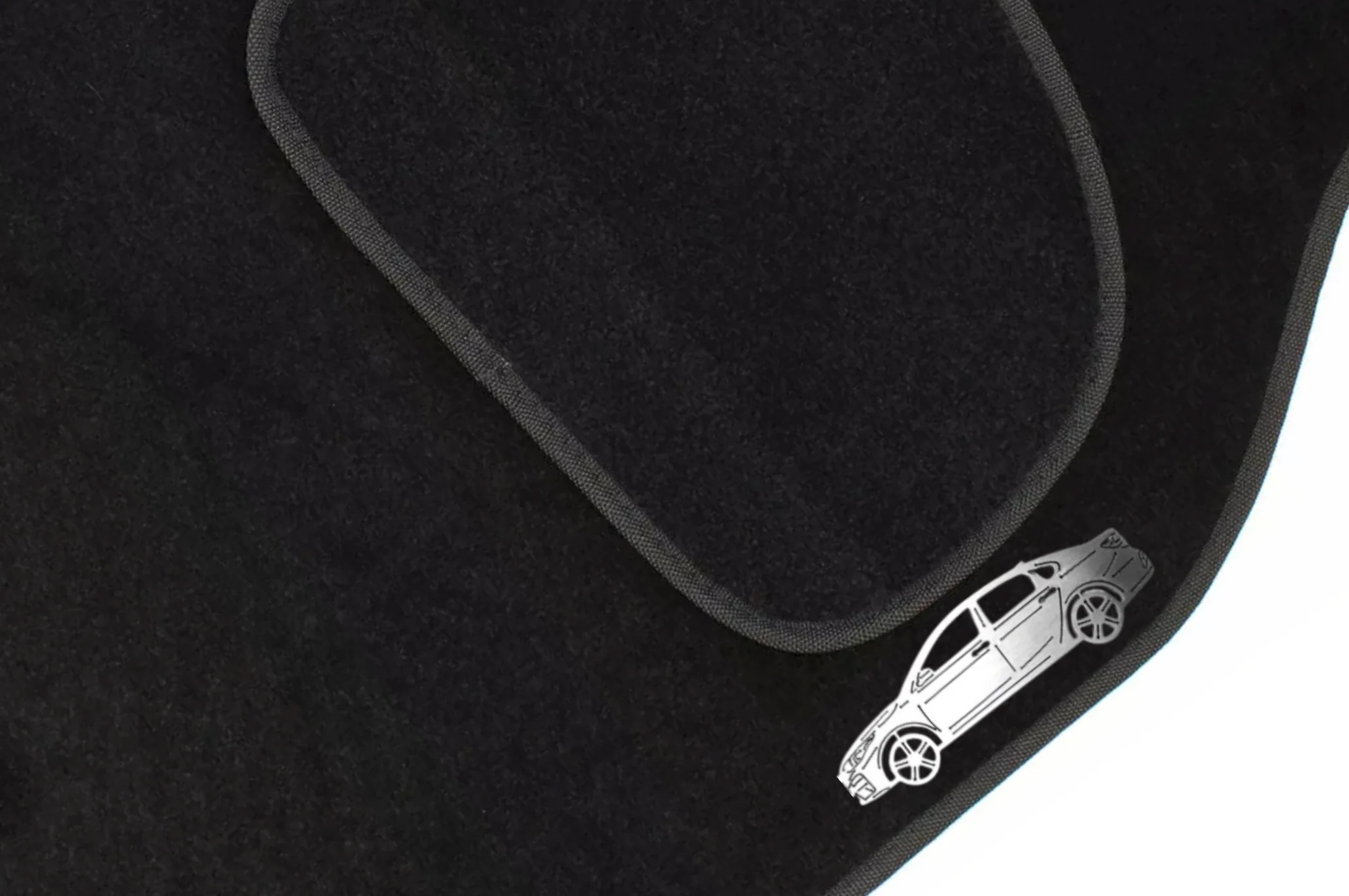 Kia Cerato IV (2019+) Floor Mat Emblem Set β Stainless Steel Badges