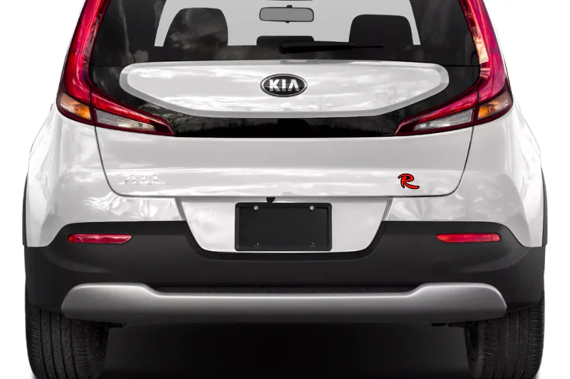 KIA Emblem & Badges set with R logo - Image 6