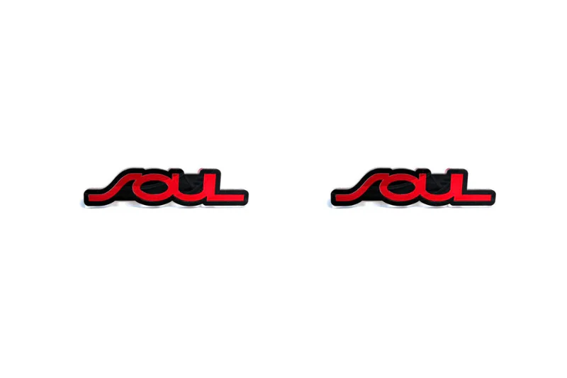 KIA Emblem & Badges set with Soul logo - Image 4
