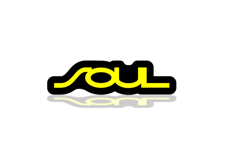 KIA Illuminated LED Radiator Grille Emblems and Badges with Soul logo