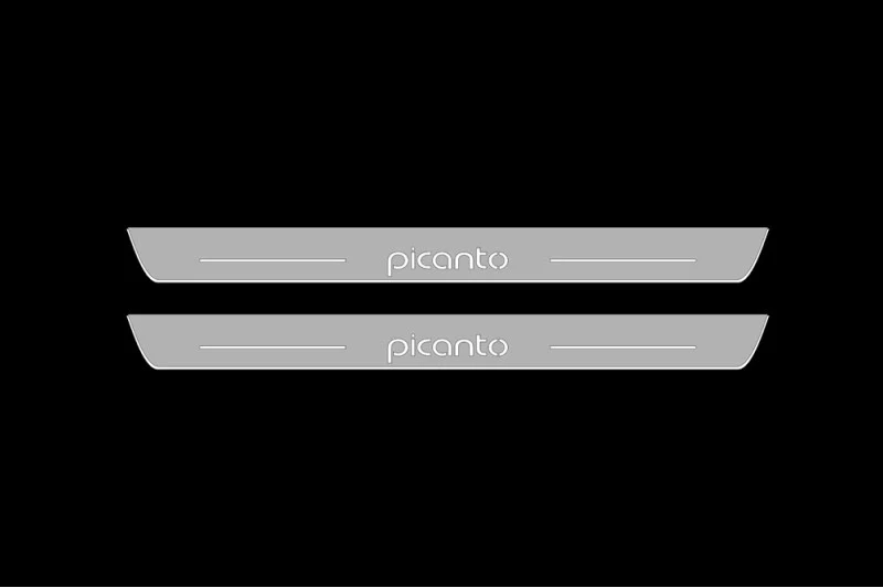 KIA Picanto III 2017+ Car Light Sill With Logo Picanto