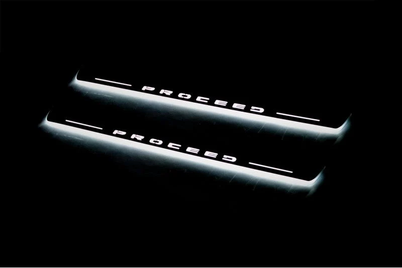 KIA Proceed III 2018+ Auto Door Sill Plates With Logo Proceed - Image 3
