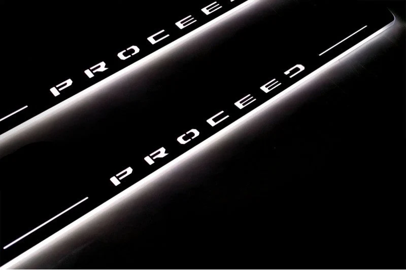 KIA Proceed III 2018+ Auto Door Sill Plates With Logo Proceed - Image 4