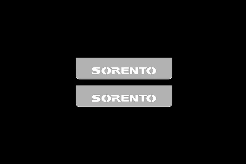 KIA Sorento I 2002-2009 LED Car Door Sill With Logo Sorento - Image 2