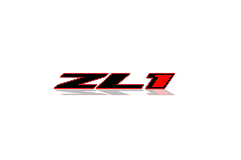 Chevrolet tailgate trunk rear 3D emblem with ZL1 logo (type MIXT)