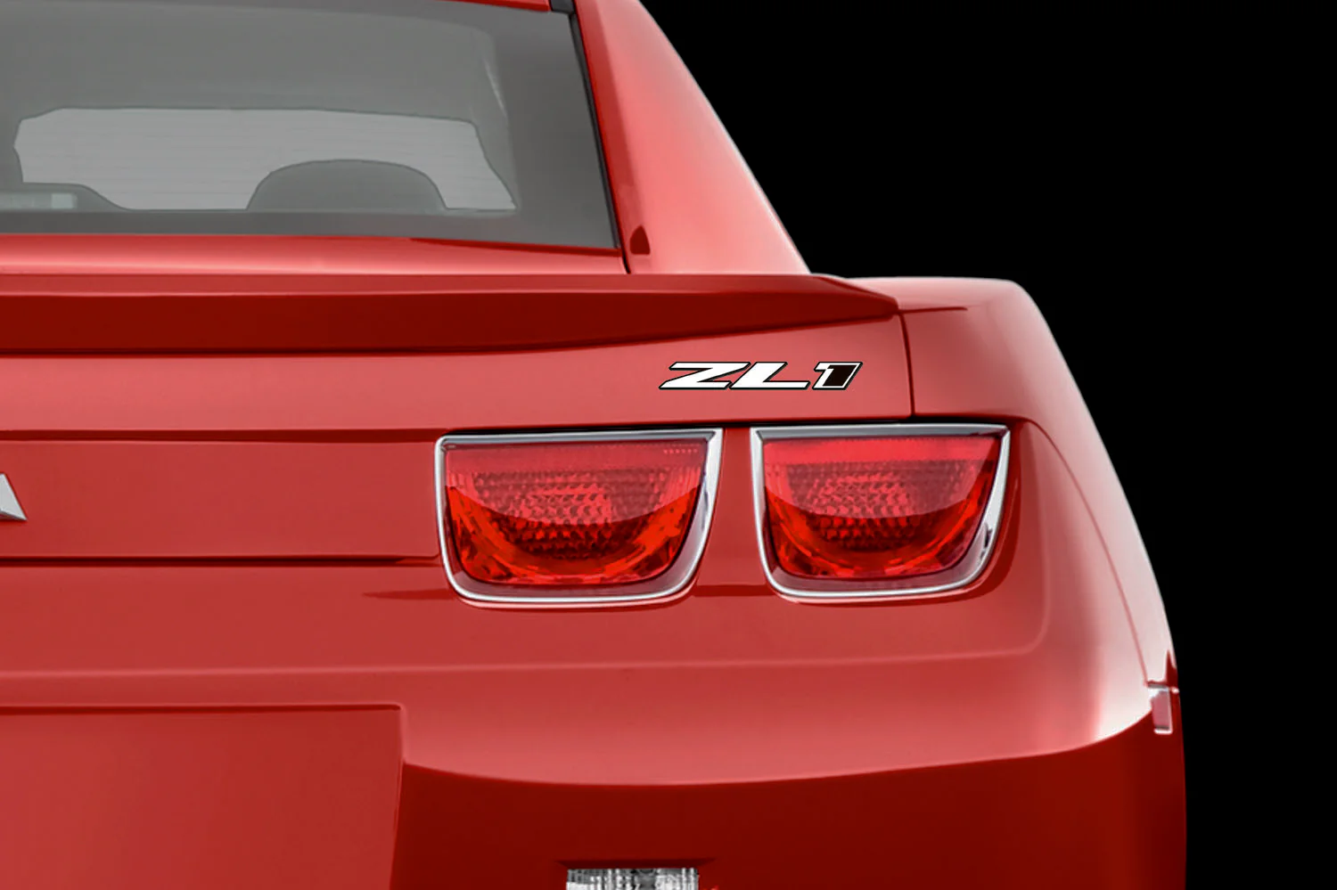 Chevrolet tailgate trunk rear 3D emblem with ZL1 logo (type MIXT) - Image 2