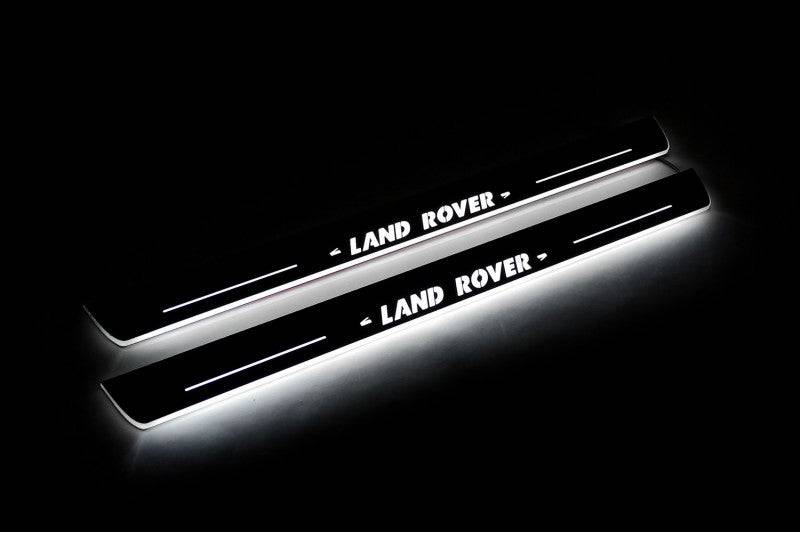 Land Rover Discovery III 2004-2009 LED Door Sill With Logo Land Rover