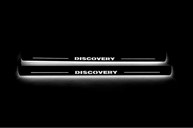Land Rover Discovery III 2004-2009 LED Door Sills PRO With Logo Discovery - Image 2