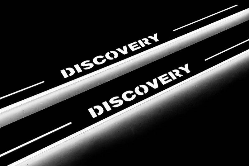 Land Rover Discovery III 2004-2009 LED Door Sills PRO With Logo Discovery - Image 4