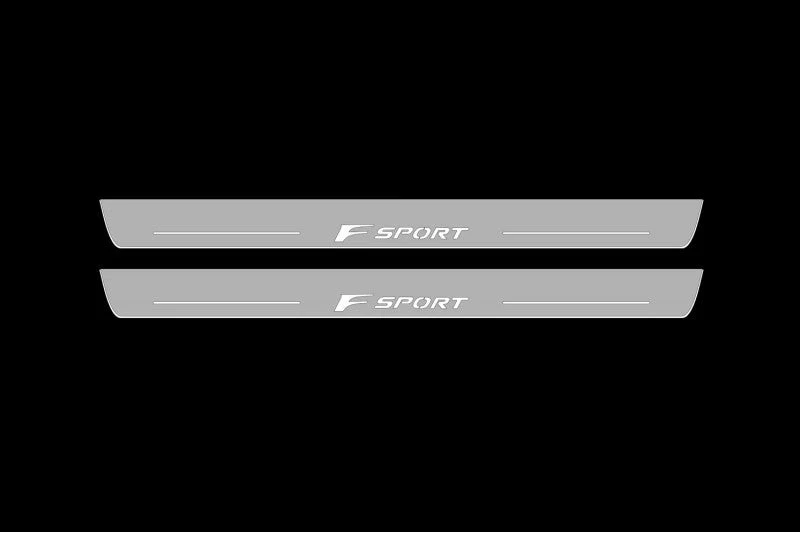 Lexus ES VII 2018+ Door Sill Protectors With Logo F Sport
