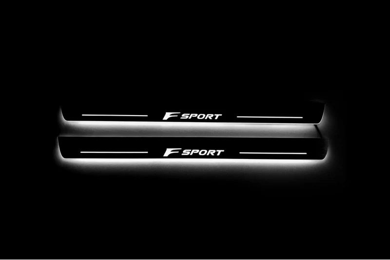 Lexus ES VII 2018+ Door Sill Protectors With Logo F Sport - Image 3