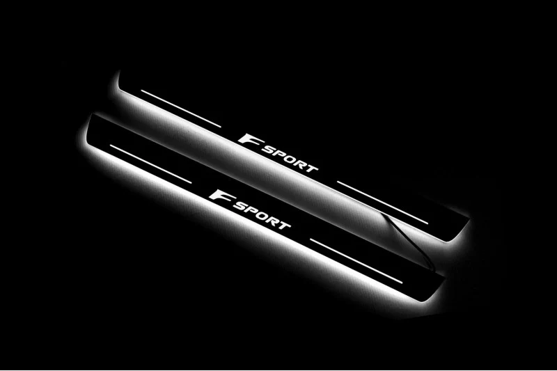 Lexus ES VII 2018+ Door Sill Protectors With Logo F Sport - Image 4