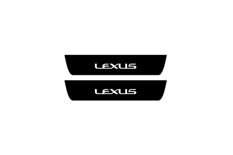 Lexus NX I 2014-2021 Led Door Sill Pro With Logo Lexus (Premium Painting) - Image 2