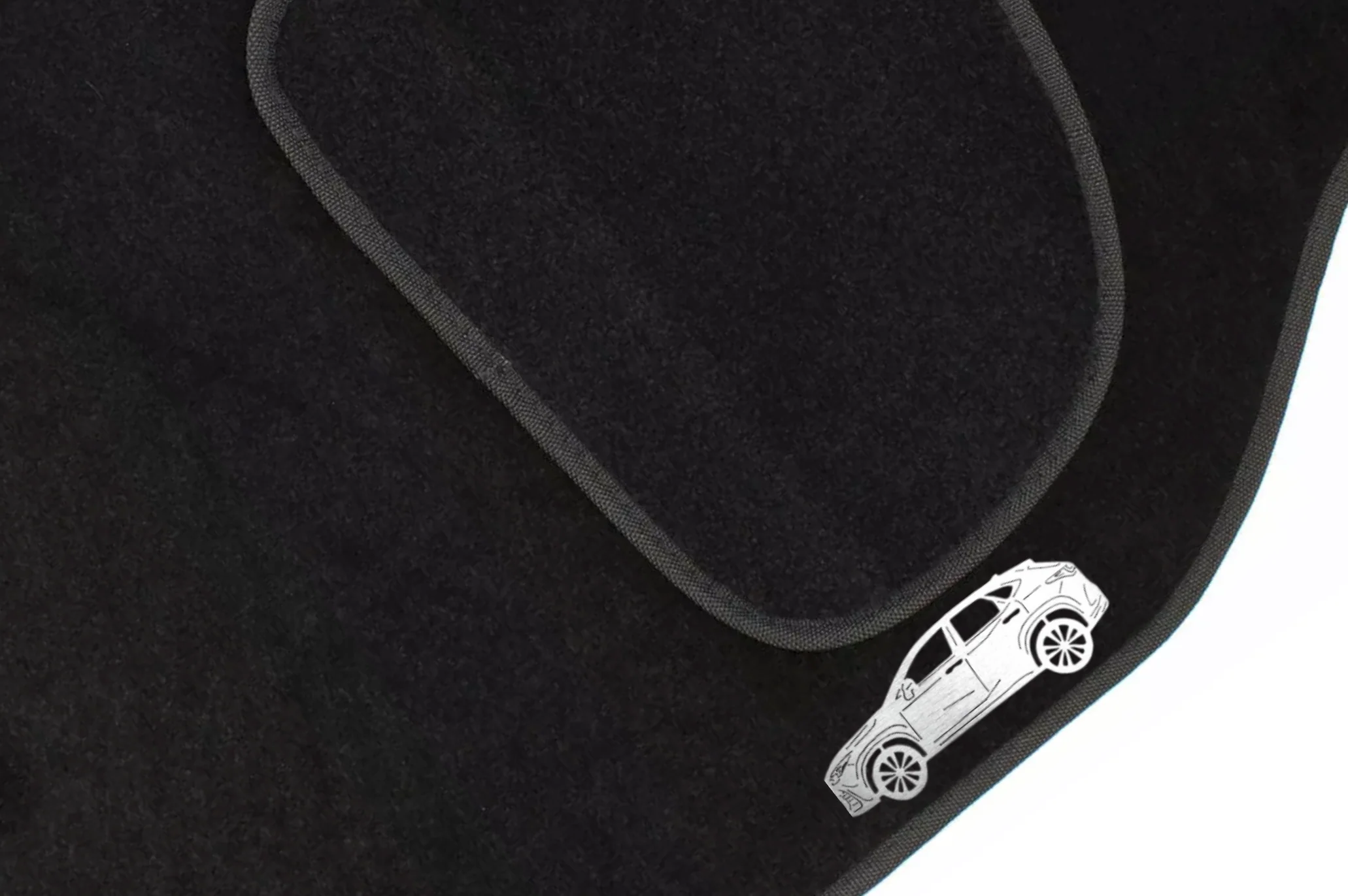 Lexus NX II (2021+) Floor Mat Emblem Set – Stainless Steel Badges
