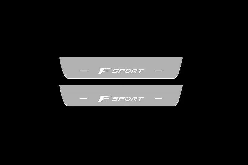 Lexus RX IV 2015-2023 LED Door Sill With Logo F Sport - Image 2