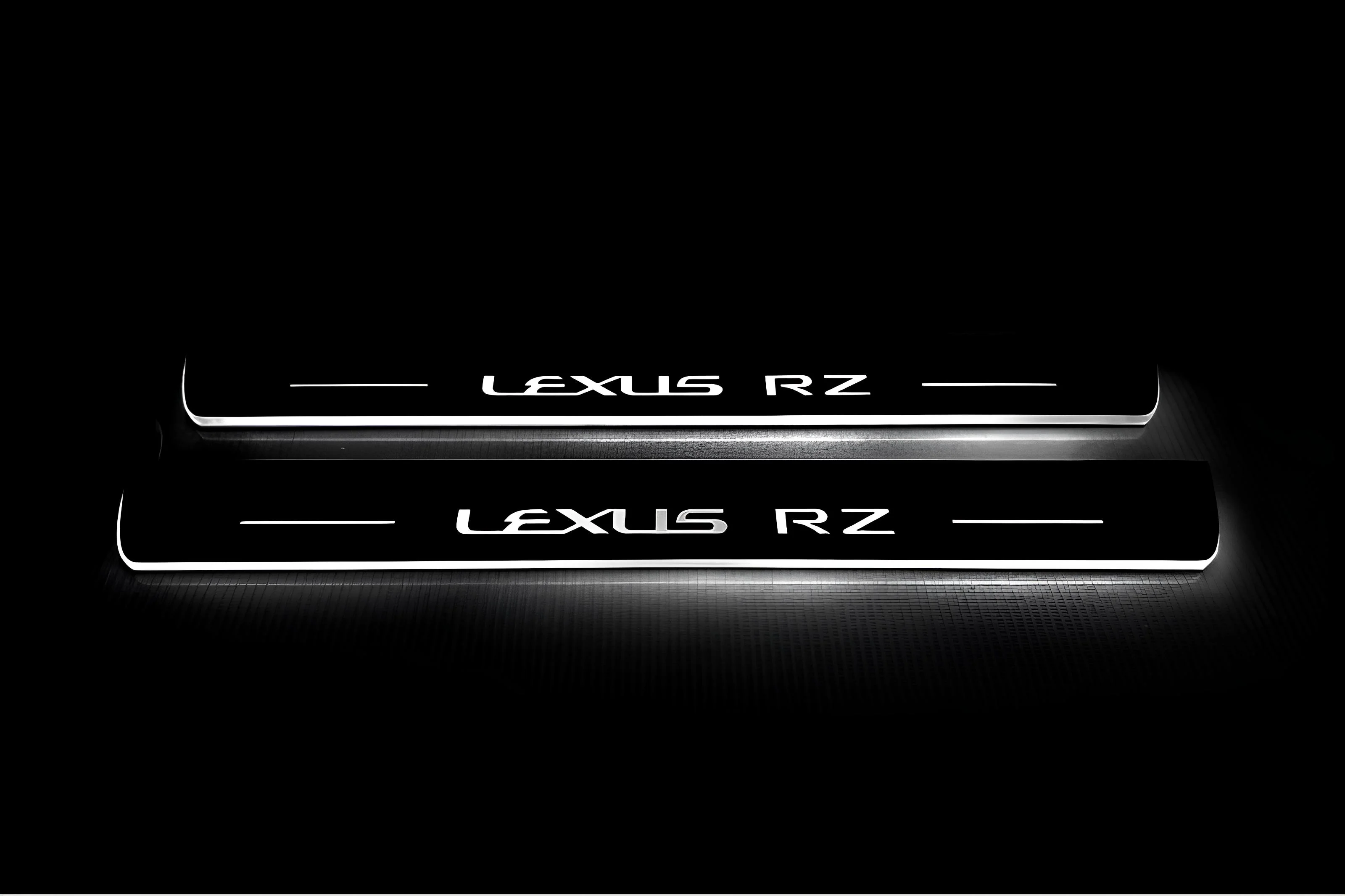 Lexus RZ 2022+ LED Door Sills PRO With Logo Lexus RZ - Image 10