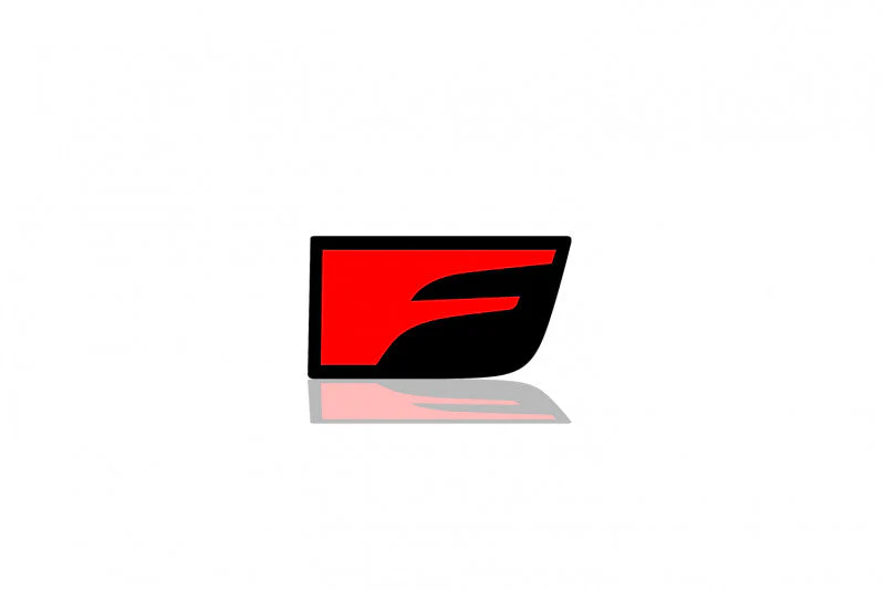 Lexus tailgate trunk rear emblem with F Sport logo (type 4)