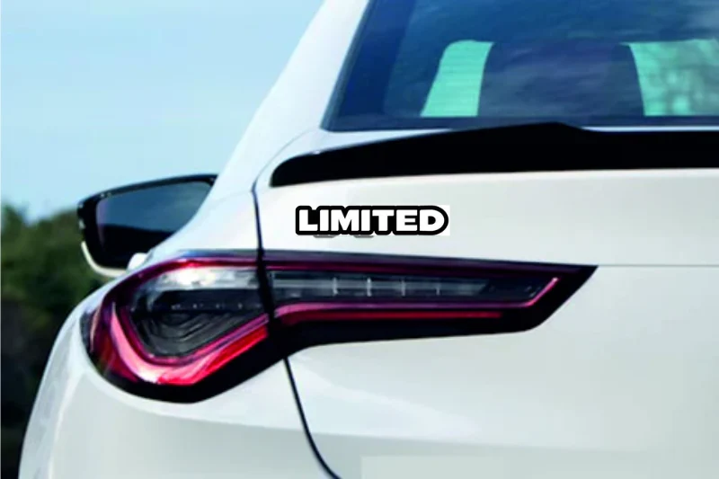 Limited tailgate trunk rear emblem with Limited logo - Image 2