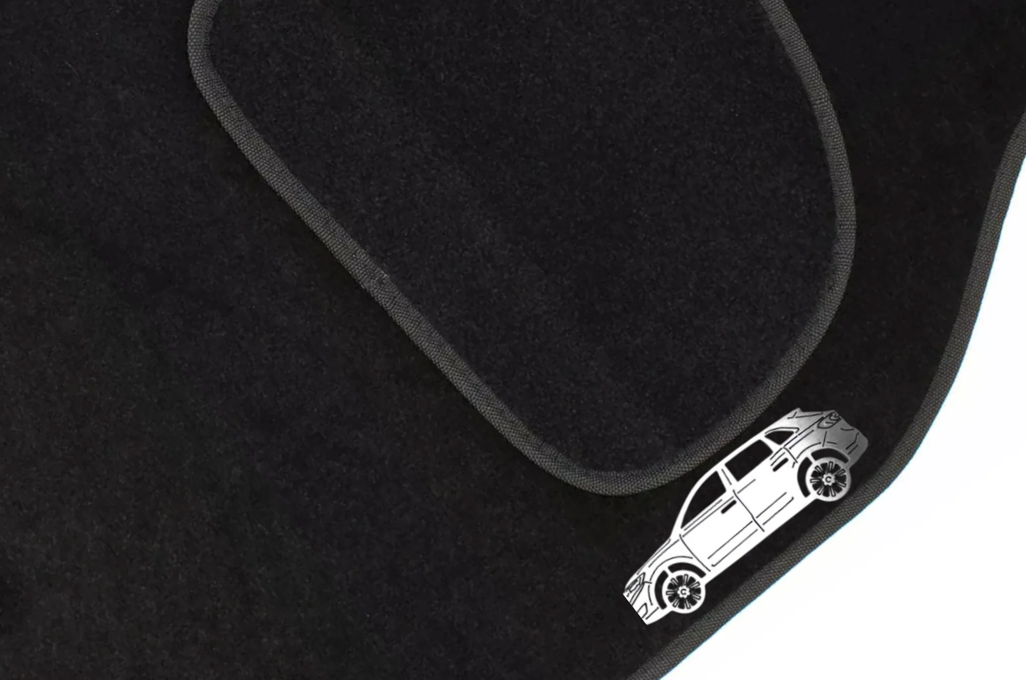 Lincoln MKX II (2016-2018) Floor Mat Emblem Set – Stainless Steel Badges