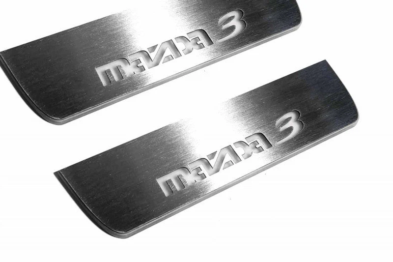 Mazda 3 II 2009-2013 LED Door Sills PRO With Logo Mazda 3 - Image 16