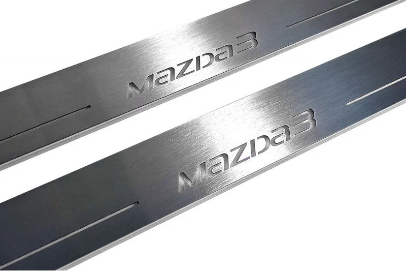 Mazda 3 III 2013-2019 Car Door Sill With Logo Mazda 3 - Image 12